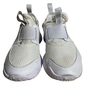 Nike Flex Runner 3 Sneakers White Pure Platinum Colorway Kids Size 10C Slip On